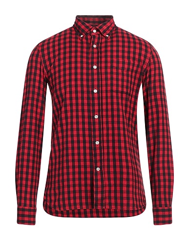 WOOLRICH Checked shirt Red 100% Cotton