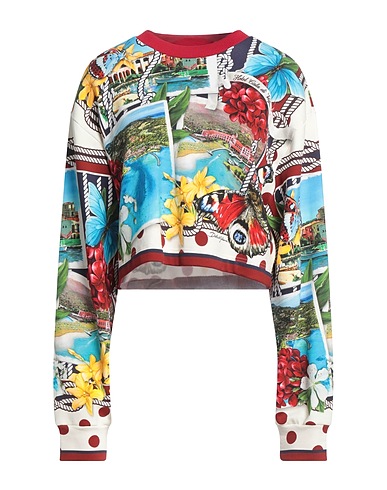 DOLCE&GABBANA Sweatshirt Azure 100% Cotton, Elastane