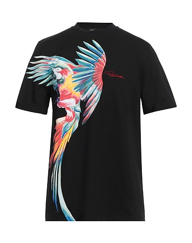 ROBERTO CAVALLI T-shirt Black 100% Cotton