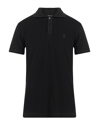 ROBERTO CAVALLI Polo shirt Black 100% Cotton