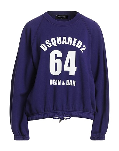 DSQUARED2 Felpa Viola 100% Cotone