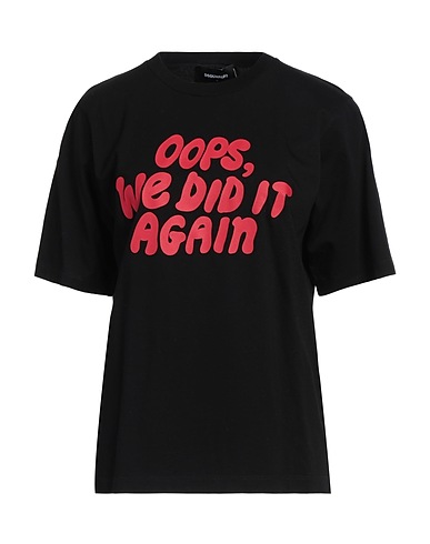 DSQUARED2 T-shirt Black 100% Cotton