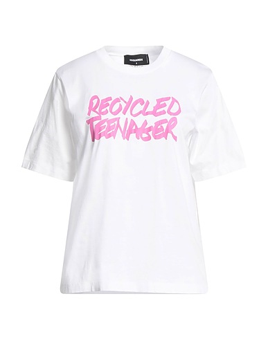 DSQUARED2 T-shirt Bianco 100% Cotone