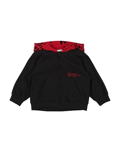 DOLCE&GABBANA Hooded track jacket 95% Cotton, 5% Elastane, Polyamide, Viscose