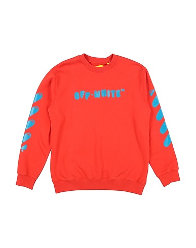 OFF-WHITE™ KIDS Sweatshirt Orange 100% Cotton, Elastane