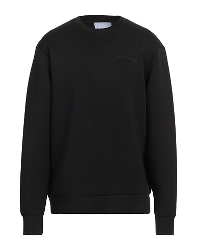 RICHMOND X Sweatshirt Black 80% Viscose, 15% Nylon, 5% Elastane