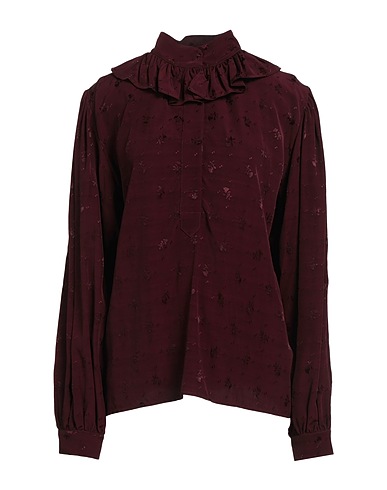 ROSEANNA Top Chocolate brown 57% Viscose, 43% EcoVero™ viscose