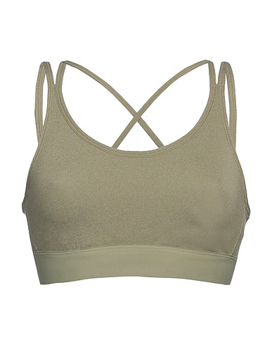 TORY BURCH Top Military green 93% Polyester, 7% Elastane
