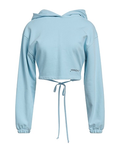 HINNOMINATE Hoodie Himmelblau 100% Baumwolle