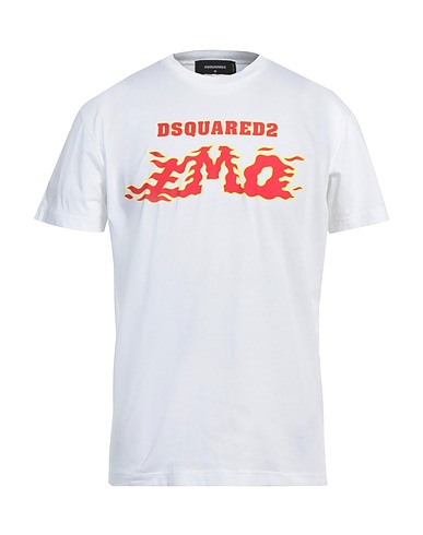 DSQUARED2 T-Shirt Weiß 100% Baumwolle