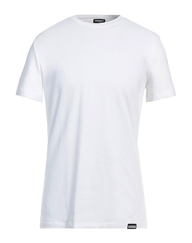DSQUARED2 T-shirt intima Bianco 98% Cotone, 2% Elastan