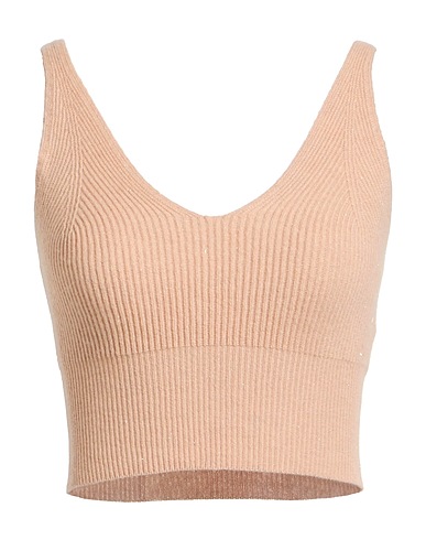 PESERICO Top BEIGE 60% Lana Virgen, 17% Seda, 13% Viscosa, 9% Cachemir, 1% Poliéster