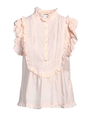 ZADIG&VOLTAIRE Solid colour shirts & blouses Blush 72% Cotton, 28% Viscose, Polyamide