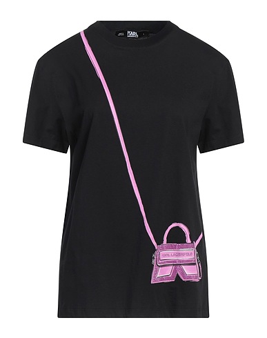 KARL LAGERFELD T-shirt Black 100% Organic cotton