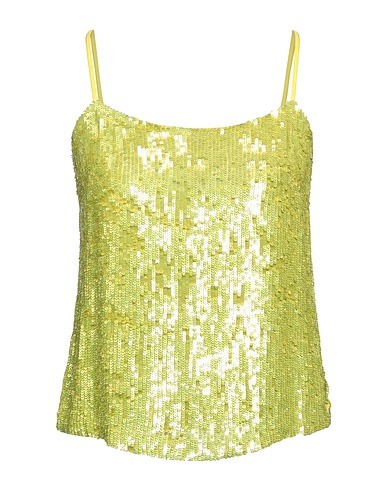 P.A.R.O.S.H. Top Lime green 100% Viscose, PVC - Polyvinyl chloride