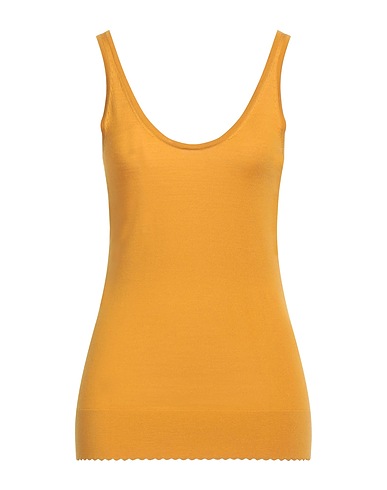CHLOÉ Top Mustard 100% Wool