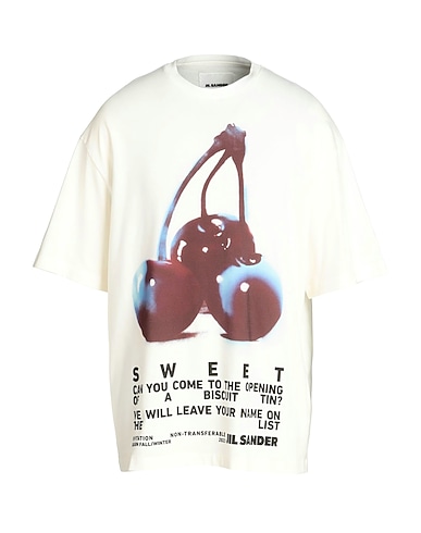 JIL SANDER T-shirt Ivory 100% Cotton