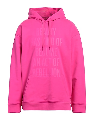 VALENTINO GARAVANI Hooded track jacket  Fuchsia 100% Cotton