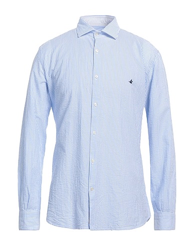 BROOKSFIELD Striped shirt Blue 100% Cotton