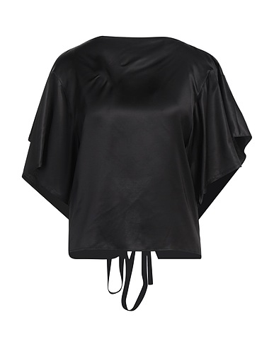 MM6 MAISON MARGIELA Top Black 100% Viscose
