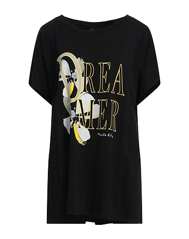 MANILA GRACE T-shirt Black 100% Cotton