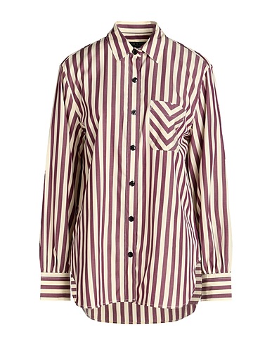 RAG & BONE Gestreiftes Hemd Pflaume 100% Baumwolle