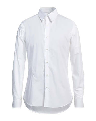 ROBERTO CAVALLI Solid color shirt White 100% Cotton