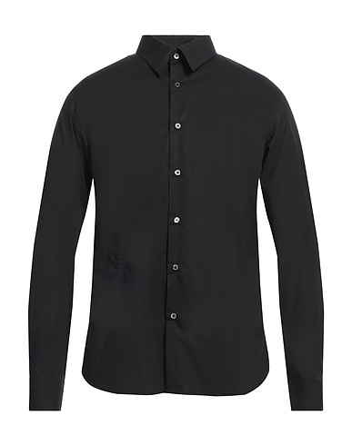 ROBERTO CAVALLI Camicia tinta unita Nero 100% Cotone