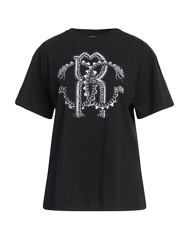 ROBERTO CAVALLI T-shirt Black 100% Cotton