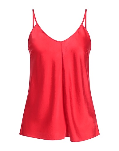 FORTE_FORTE Camisole Red 94% Silk, 6% Elastane