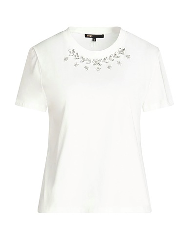 MAJE T-shirt White 100% Cotton