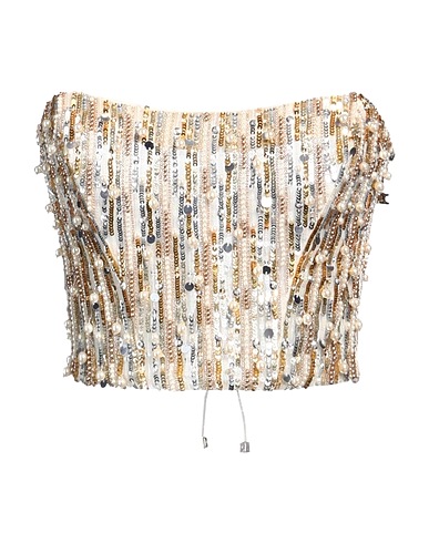 ELISABETTA FRANCHI Top Gold 100% Polyamide, Plastic, Glass
