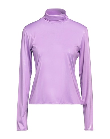 DRIES VAN NOTEN T-shirt Lilla 90% Poliestere, 8% Elastan, 2% Seta