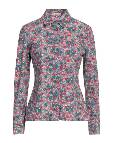 CAMICETTASNOB Camicie e bluse a fiori Rosa antico 85% Poliammide, 15% Elastan