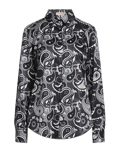 CAMICETTASNOB Patterned shirts & blouses Lead 57% Viscose, 32% Silk, 11% Elastane