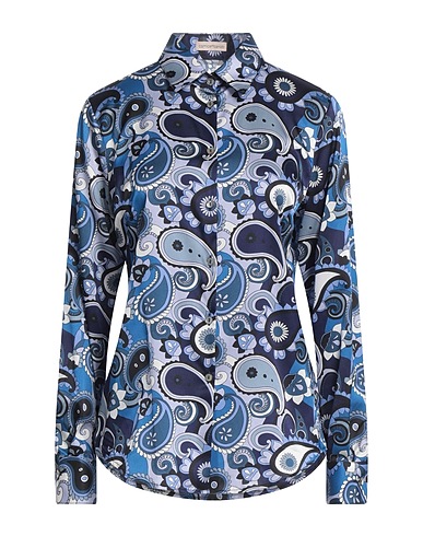 CAMICETTASNOB Patterned shirts & blouses Lilac 57% Viscose, 32% Silk, 11% Elastane