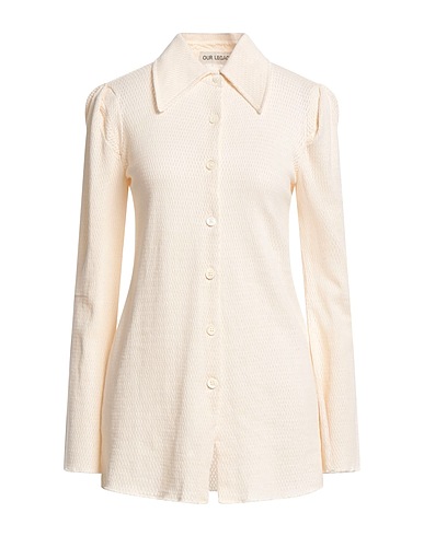 OUR LEGACY Solid colour shirts & blouses Beige 100% Cotton