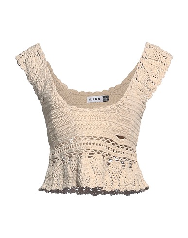 RIXO Top Beige 100% Cotton