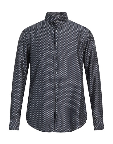 GIORGIO ARMANI Patterned shirt Lead 100% Silk