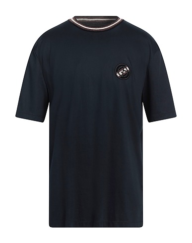 GIORGIO ARMANI T-shirt Midnight blue 100% Cotton