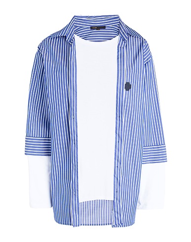 MAJE Top Blue 100% Cotton, Polyester