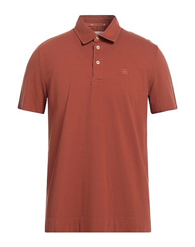 BALLANTYNE Polo Marrone 100% Cotone
