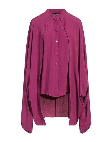 FEDERICA TOSI Solid colour shirts & blouses Mauve 68% Silk, 32% Acetate
