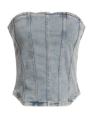 MAJE Top Blue 74% Cotton, 22% Polyester, 4% Elastane