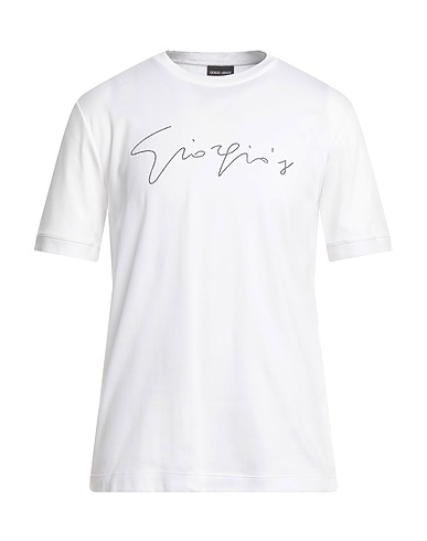 GIORGIO ARMANI T-shirt White 100% Cotton