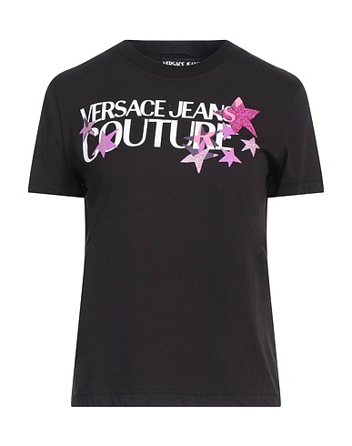 VERSACE JEANS COUTURE T-Shirt Schwarz 100% Baumwolle