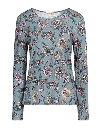 CAMICETTASNOB T-shirt Pastel blue 95% Viscose, 5% Elastane