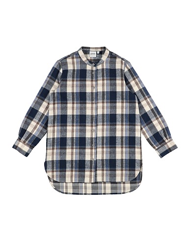 ASPESI Patterned shirts & blouses Slate blue 100% Cotton