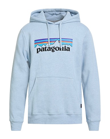 PATAGONIA Hooded track jacket  Light blue 55% Recycled polyester, 45% Recycled cotton