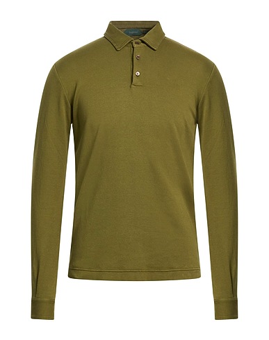 ZANONE Polo shirt Military green 100% Cotton